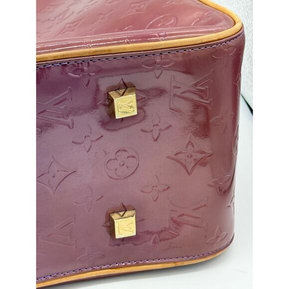Louis Vuitton Monogram Vernis Sutton Bag*Beautiful Amethyste Large Bag - Picture 11 of 16